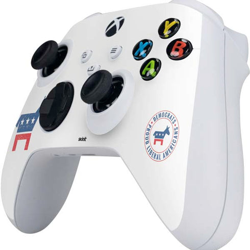 Democrat Donkey Xbox Series S Controller Skin